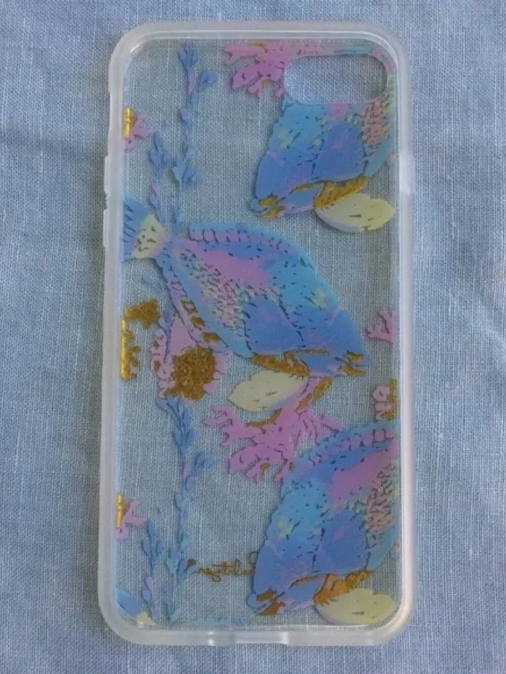 NWT Lilly Pulitzer clear Sandstorm fish iPhone 7/8 case